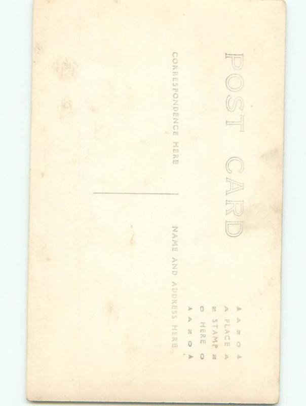 Old rppc BUILDING SCENE Architecture Postcard AB1181