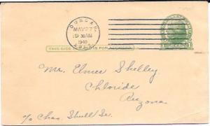US  Pre-stamped Postcard UX27 Jefferson