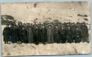 RUSSIAN CIVIL WAR ERA RED ARMY ANTIQUE REAL PHOTO