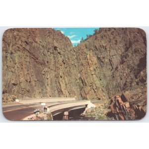 Postcard Curved Bridge Big Thompson Cañon Rocky Mountain National Park