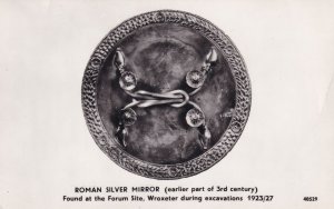 Roman Silver Mirror Wroxeter Vintage Real Photo Postcard