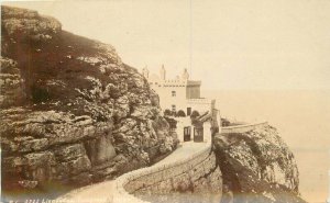 C-1910 Llandudno Wales UK Telegraph Station RPPC Photo Postcard Glossy 21-1205