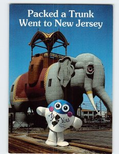 Postcard Packed a Trunk Went to New Jersey Lucy the elephant Margate City NJ USA