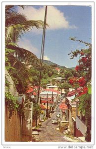 Street Scene St. Thomas, Virgin Islands,  PU-1984