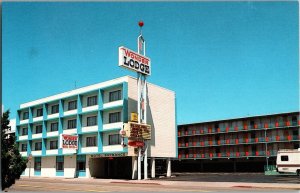 Vintage Postcard Wonder Lodge Motor Hotel - Reno, Nevada JV14
