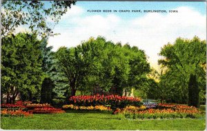 Postcard NATURE SCENE Burlington Iowa IA AO4294