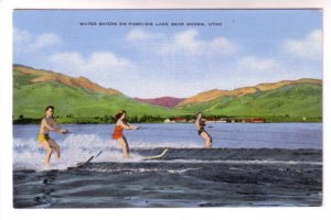 Water Skiers, Pineview Lake, Ogden Utah