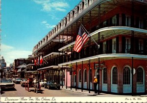 Louisiana New Orleans Downtowner Motor Inn Bourbon Street and Toulouse