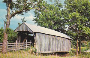 Bay Covered Bridge #5 Over Little Raccoon Creek Hamden Ohio