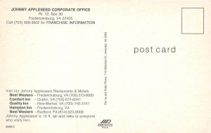 Frederickburg Virginia 1980s Johnny Appleseed Restaurant Office