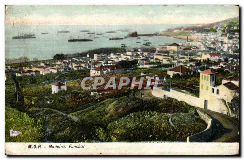 Old Postcard Funchal Madeira