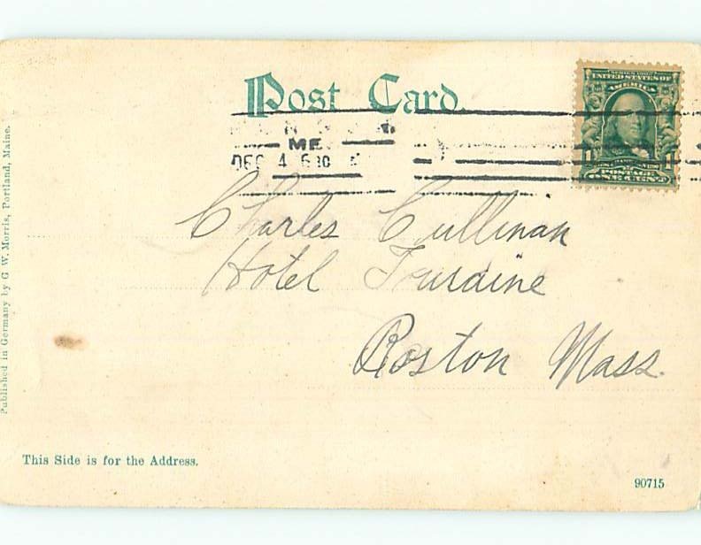 Pre-1907 CAPITOL BUILDING Augusta Maine ME A3467