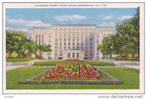 Exterior, Jefferson County Court House, Birmingham, Alabama, PU-1948