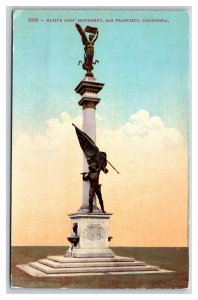 Native Sons Monument San Francisco California CA UNP DB Postcard R13