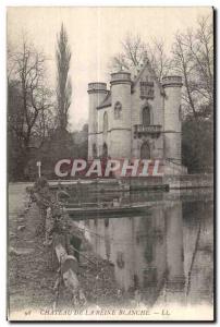 Old Postcard Chateau De La Reine Blanche Fisherman