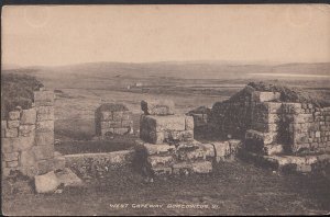 Northumberland Postcard - Roman West Gateway, Borcovicus  RS3487