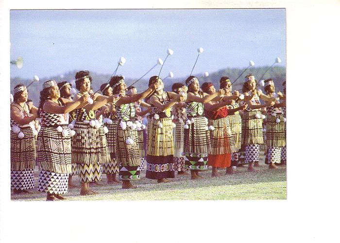 Tai Tokerau Group, Women in Costume, Poi Dance, Waitangi, Bay of Islands,  Ne...