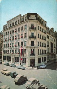Vintage Postcard View of Lyon Rue de la Republique La Societe Lyonnaise France