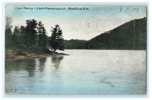 Cape Nancy Lake Massassecum Bradford NH New Hampshire Postcard (AU19)