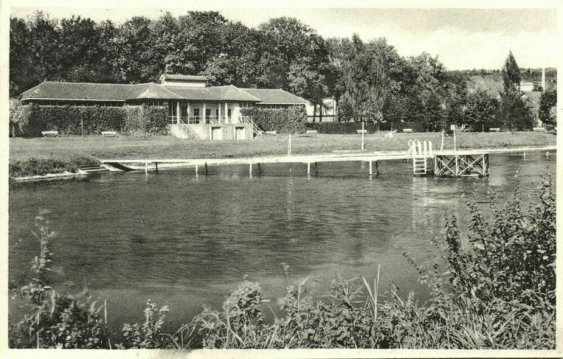 luxemburg, DIEKIRCH, La Plage, Route d'Ettelbrück (1930s) Postcard