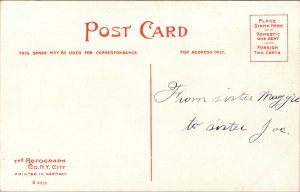 Vtg 1910s Derby Public Library Derby Connecticut CT Postcard