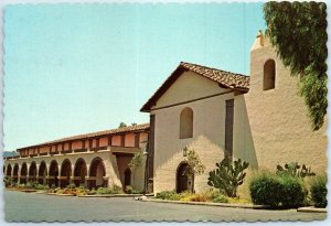 Postcard - Santa Ines Mission at Solvang, California