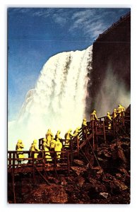 Catwalk At Cave Of The Winds Niagara Falls Canada Postcard