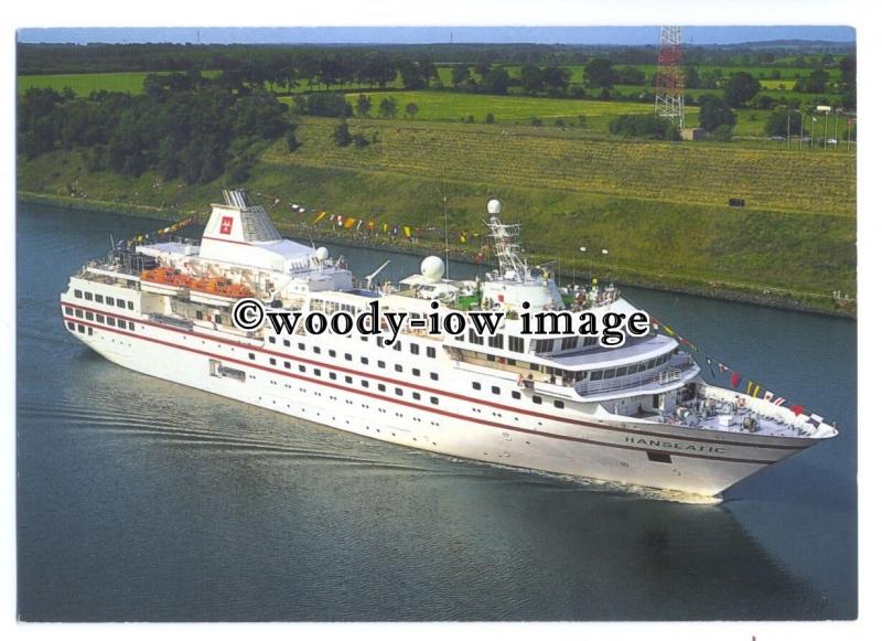 LN0544 - Cruise Liner - Hanseatic , built 1991 - postcard