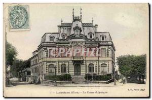 Old Postcard Bank Caisse d & # 39Epargne Louviers