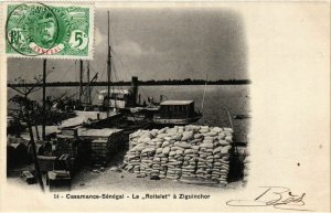 CPA AK SÉNÉGAL-14. Casamance-Ziguinchor-Le Roitelet (331062)