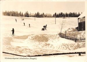 BG3348 wintersportplatz ski schellerhau im erzgeb CPSM 15x9.5cm germany