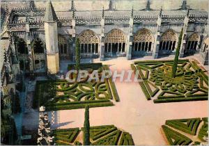 Postcard Modern Batalha Portugal Cloister and Royal Garden