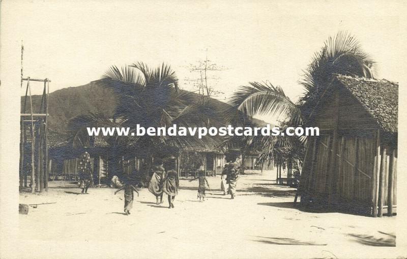 madagascar, AMBILOBÉ, Street Scene (1930s) RPPC