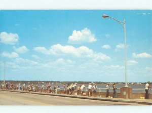 Pre-1980 FISHING SCENE Ocean City Maryland MD AF5627