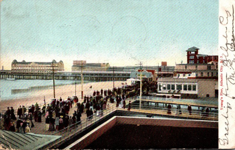 New Jersey Atlantic City Young's Pier 1905