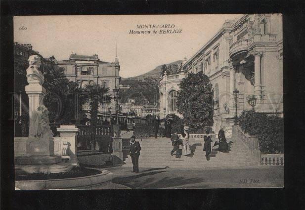 058746 FRANCE Monte-Carlo Monument de Berlioz Vintage PC