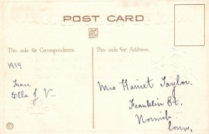 Vintage Postcard Easter Wishes May Your Life Be As Bright As Eastertide Holiday