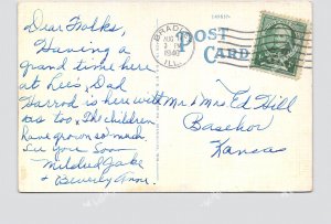 PPC POSTCARD ILLINOIS KANKAKEE BEAR BRAND HOSIERY PLAN EXTERIOR STREET VIEW 