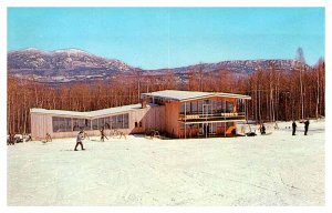 Postcard SKIING SCENE Between Stratton & Kingfield Maine ME AU4979