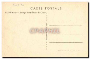 Old Postcard Auch Basilica of St. Mary Choir