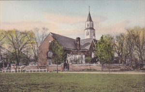 Bruton Parish Church From The Green Williamsburg Virginia Albertype