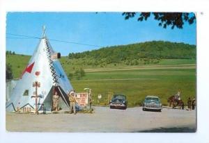 LP48 Cherry Valley, New York, NY, Postcard, The Tepee, 
