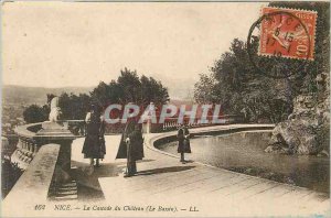 Postcard Old Nice La Cascade du Chateau (Basin)