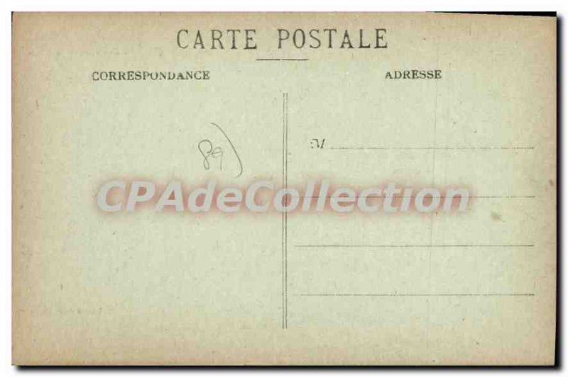 Postcard Old Cravant Overview