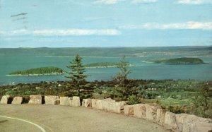 Maine, Bar Harbor & Porcupine Islands ME Mt. Desert Island, Vintage Postcard