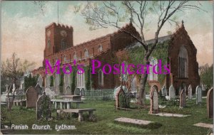 Lancashire Postcard - Lytham Parish Church HM310