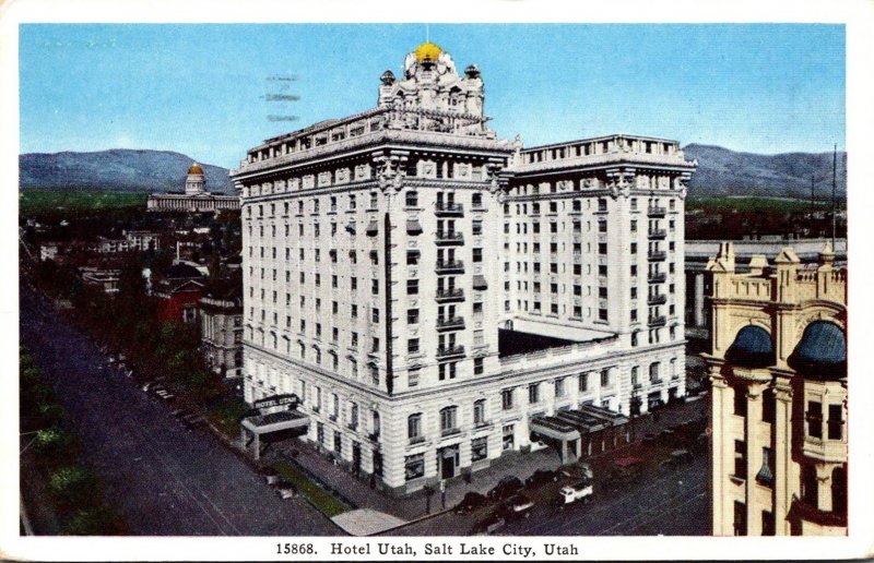 Utah Salt Lake City Hotel Utah 1942