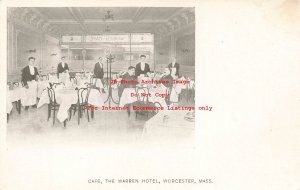 MA, Worcester, Massachusetts, Warren Hotel, Cafe Interior