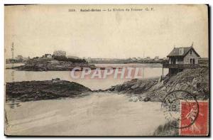 Old Postcard Saint Briac La Riviere of Fremur