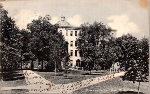 Postcard University Hall University of Michigan Ann Arbor Rotograph 1906 V182